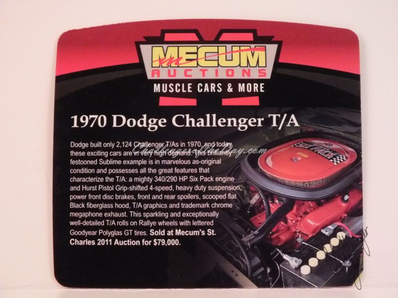 Johnny Lightning Green 340 Six Pack - Challenger of the Day